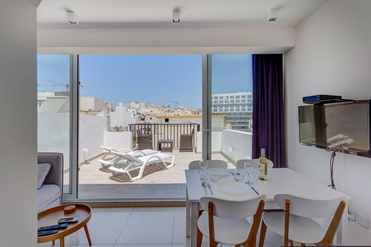 Cosy 1Br Penthouse With Terrace, Great Location Apartment Gzira Екстериор снимка