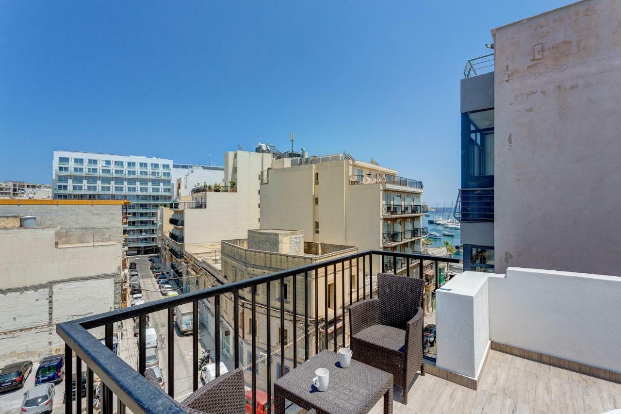 Cosy 1Br Penthouse With Terrace, Great Location Apartment Gzira Екстериор снимка